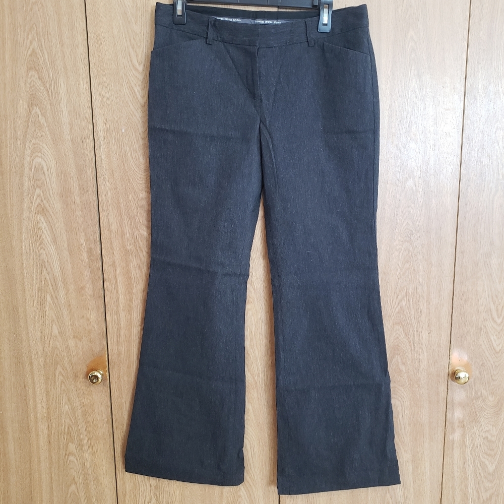 Express Editor Charcoal Color Slacks